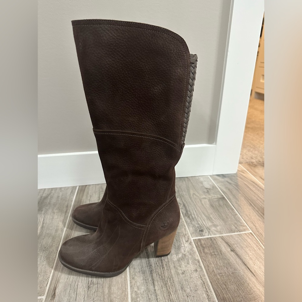 Timberland earthkeepers stratham heights western tall boots -like new.